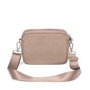 Baggallini Coastal Flip Lock Camera Bag Crossbody - Moonrock