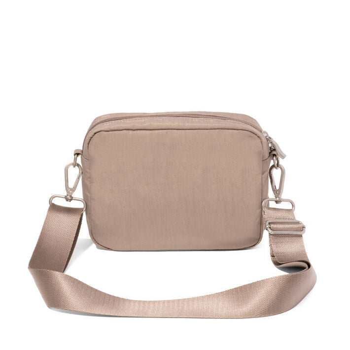 Baggallini Coastal Flip Lock Camera Bag Crossbody - Moonrock