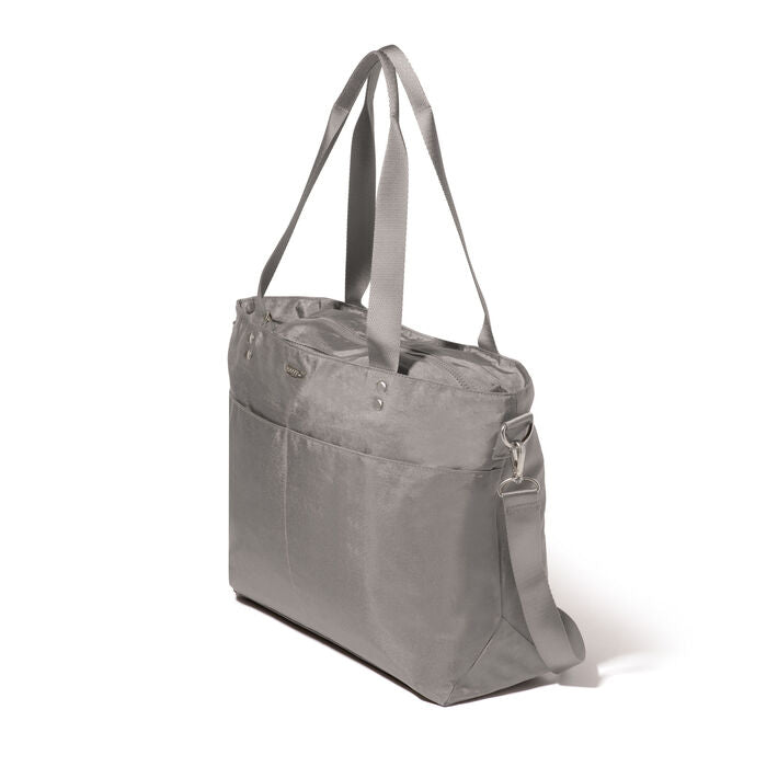 Baggallini Carryall Laptop Tote - Sterling Shimmer