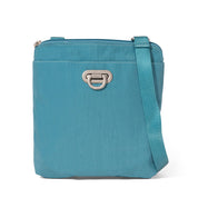 Baggallini Coastal Flip Lock Mini Crossbody  - Seaside Blue