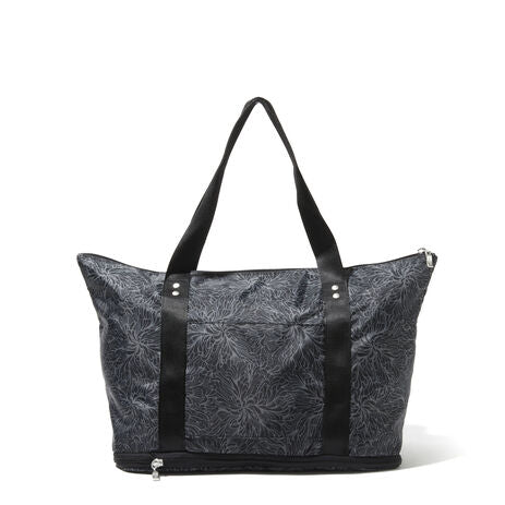 Baggallini Carryall Expandable Packable Tote - Midnight Blossom