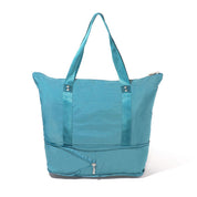 Baggallini Carryall Expandable Packable Tote - Seaside Blue