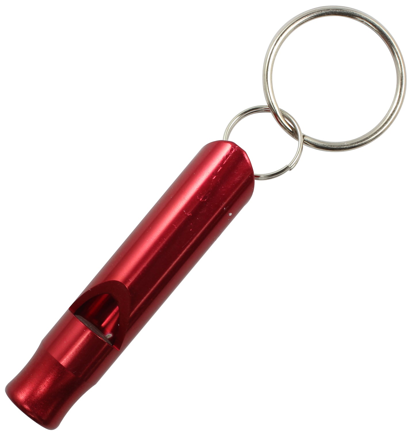 Bison Designs Cylinder Large Safety Whistle Key Ring – 6 Colors