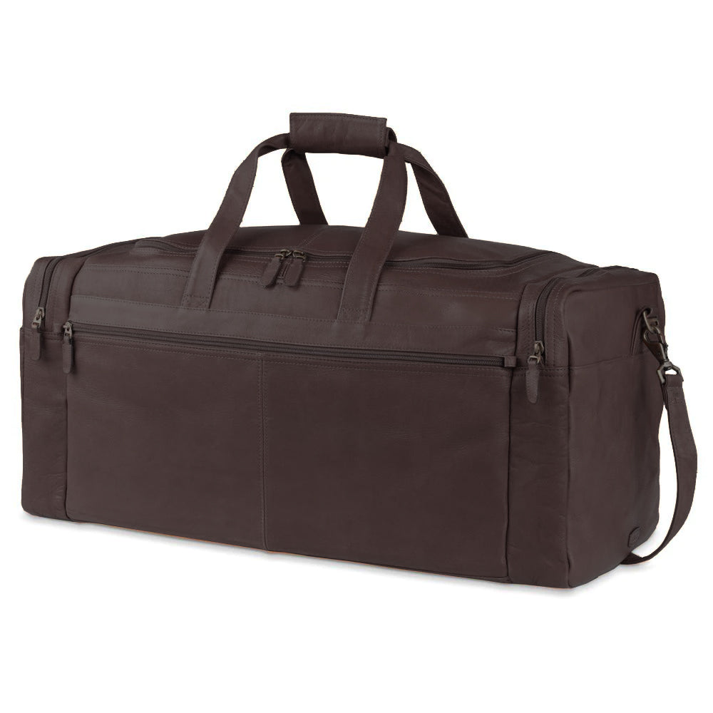 Dorado Leather Duffel 25" - Brown