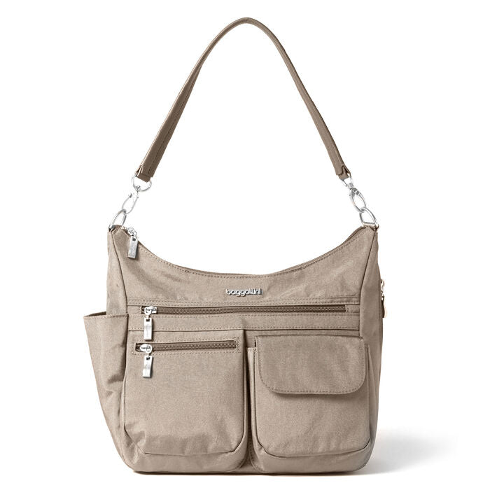 Baggallini Modern Everywhere Bag  -  Sterling Shimmer