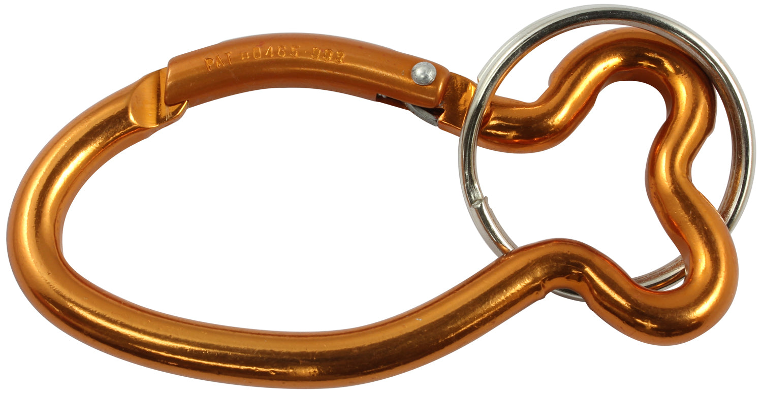 Bison Designs Mini Fish Carabiner Assorted