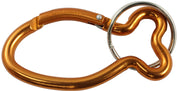 Bison Designs Mini Fish Carabiner Assorted