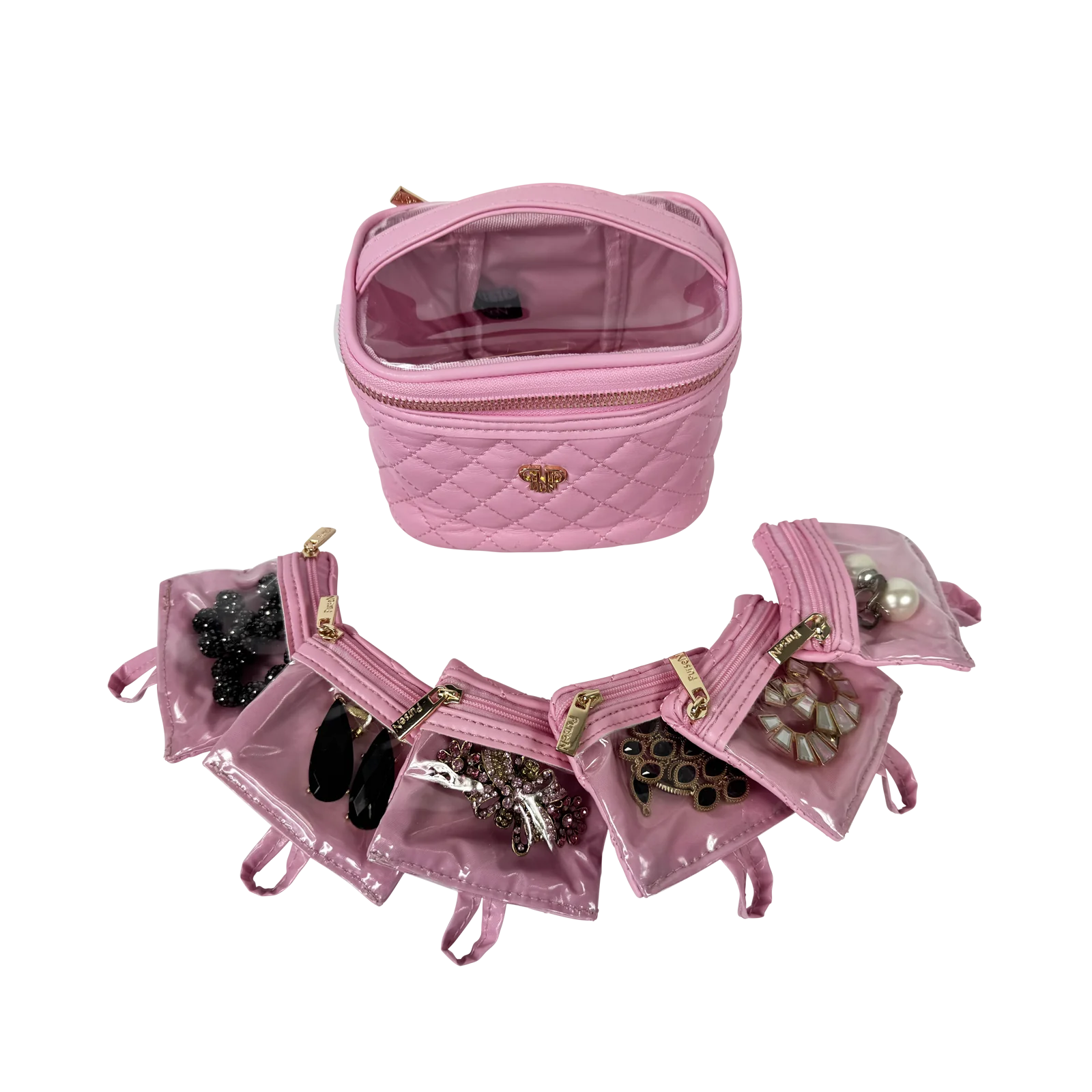 PurseN Getaway Jewelry Case - Rose Quartz