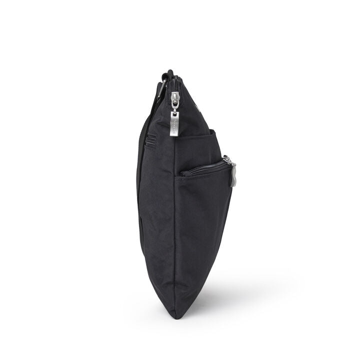 Baggallini Horizon Crossbody - Black with Sand Lining