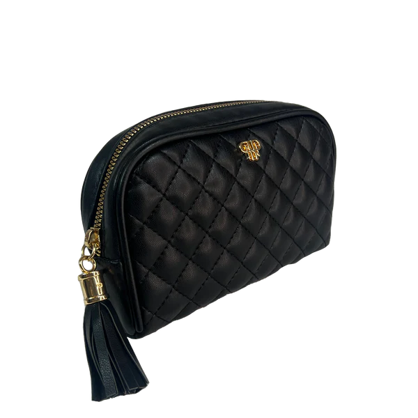 PurseN Small Makeup Case - Timeless Quilted Black