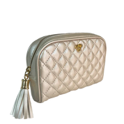 PurseN Small Makeup Case - Pearl Quilted