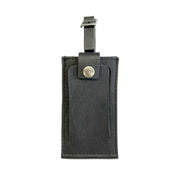 Dorado Leather Luggage Tag - Black