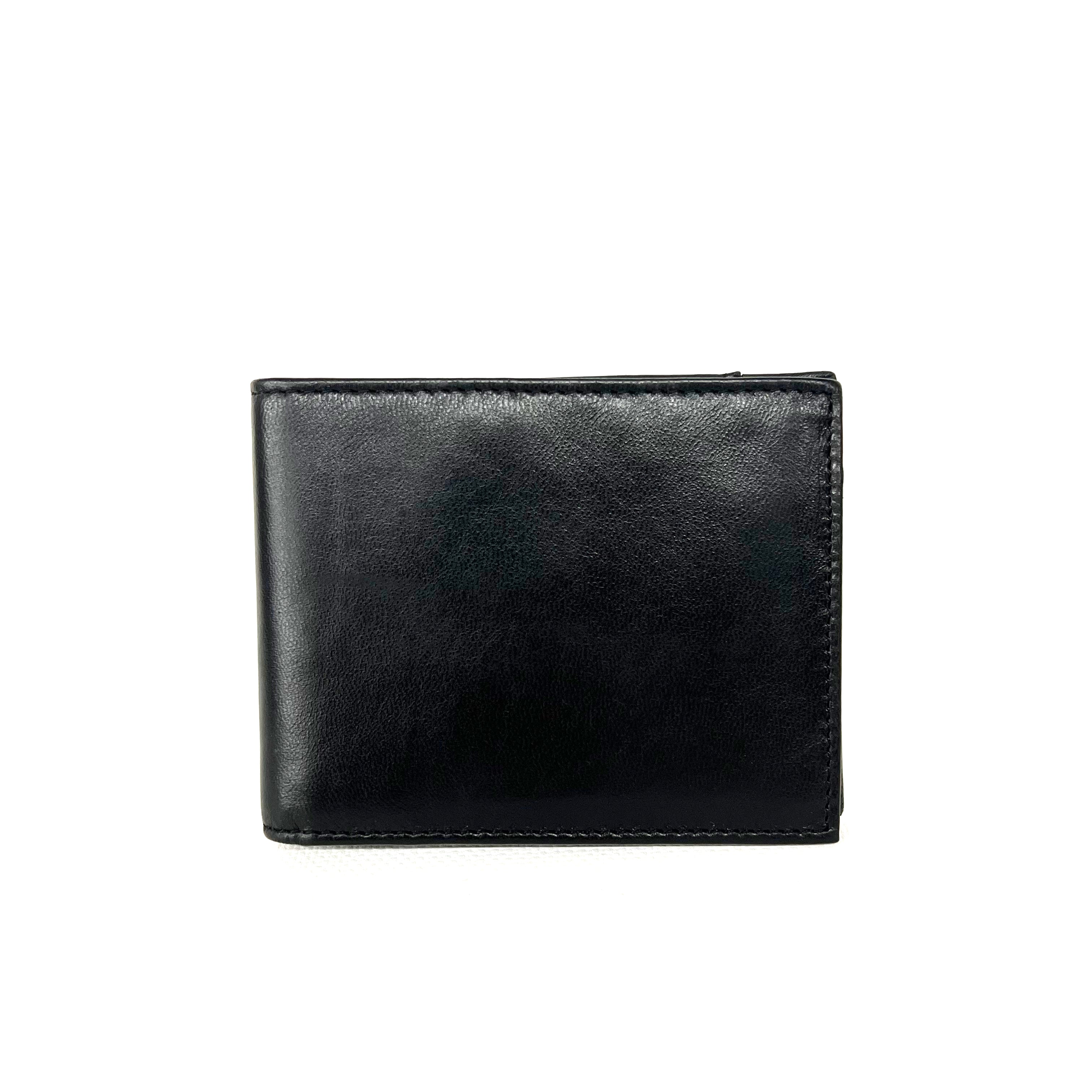 Capitol Leather RFID Wallet w/ID & Rear Pocket - Black