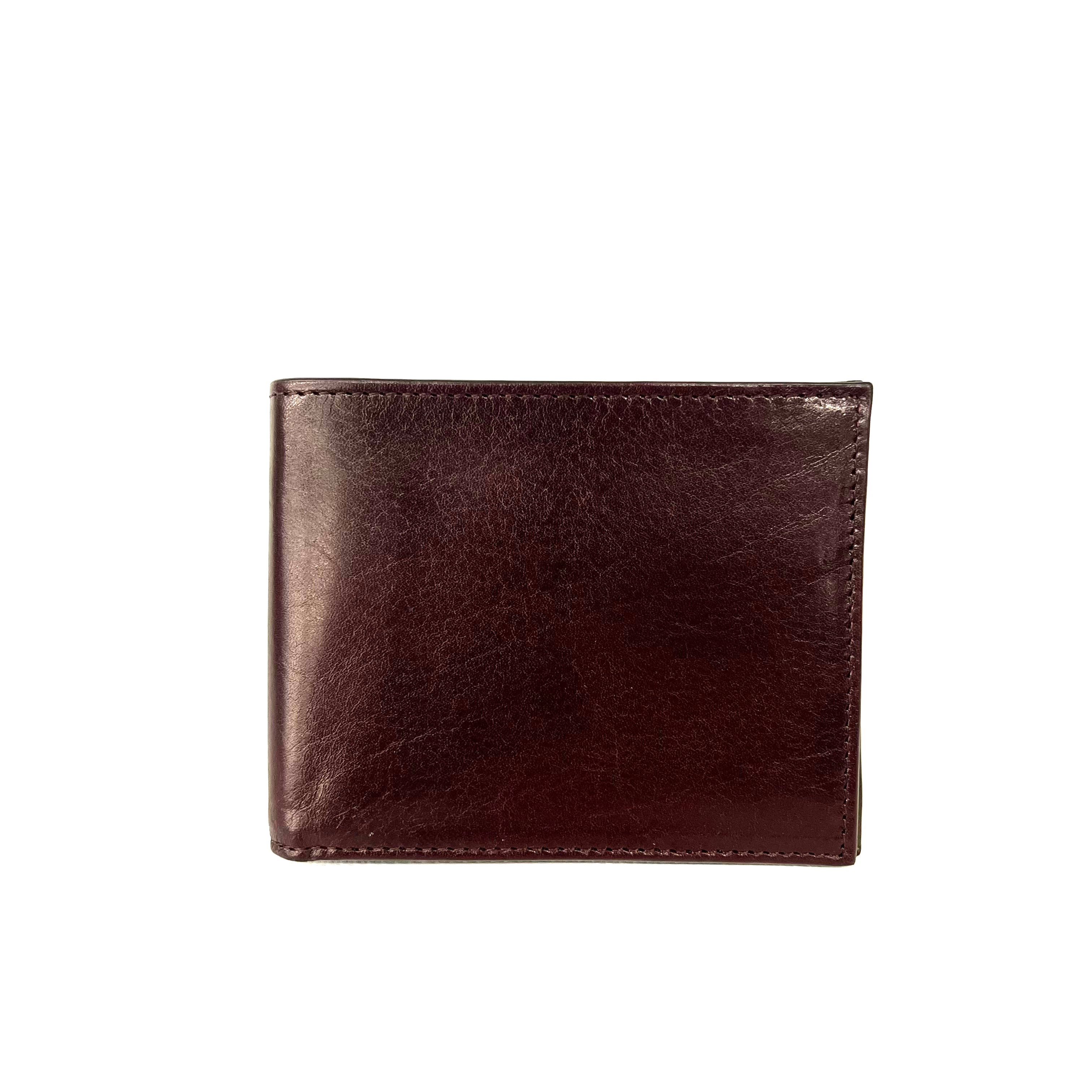 Capitol Leather Card RFID Wallet w/ID & Rear Pocket - Brown