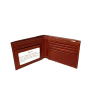 Capitol Leather Card RFID Wallet w/ID & Rear Pocket- Acacia