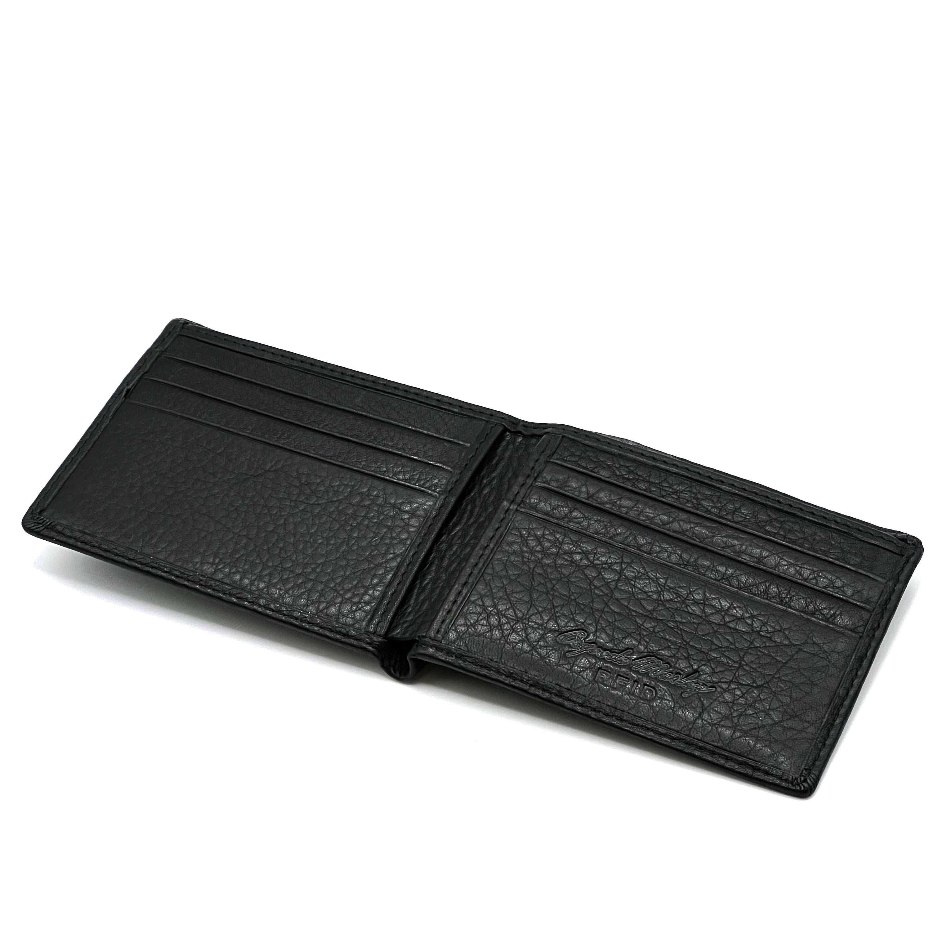 Osgoode Marley RFID Cashmere Leather Mini Thinfold  - Black