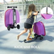 Kiddietotes Unicorn Luggage Scooter