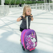 Kiddietotes Unicorn Luggage Scooter