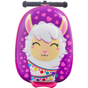 Kiddietotes Alpine Llama Carry On Luggage Scooter