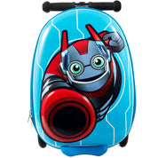 Kiddietotes Robot Carry On Luggage Scooter