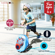 Kiddietotes Robot Carry On Luggage Scooter