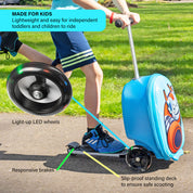 Kiddietotes Robot Carry On Luggage Scooter