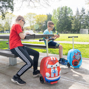 Kiddietotes Robot Carry On Luggage Scooter