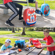 Kiddietotes Race Car Luggage Scooter