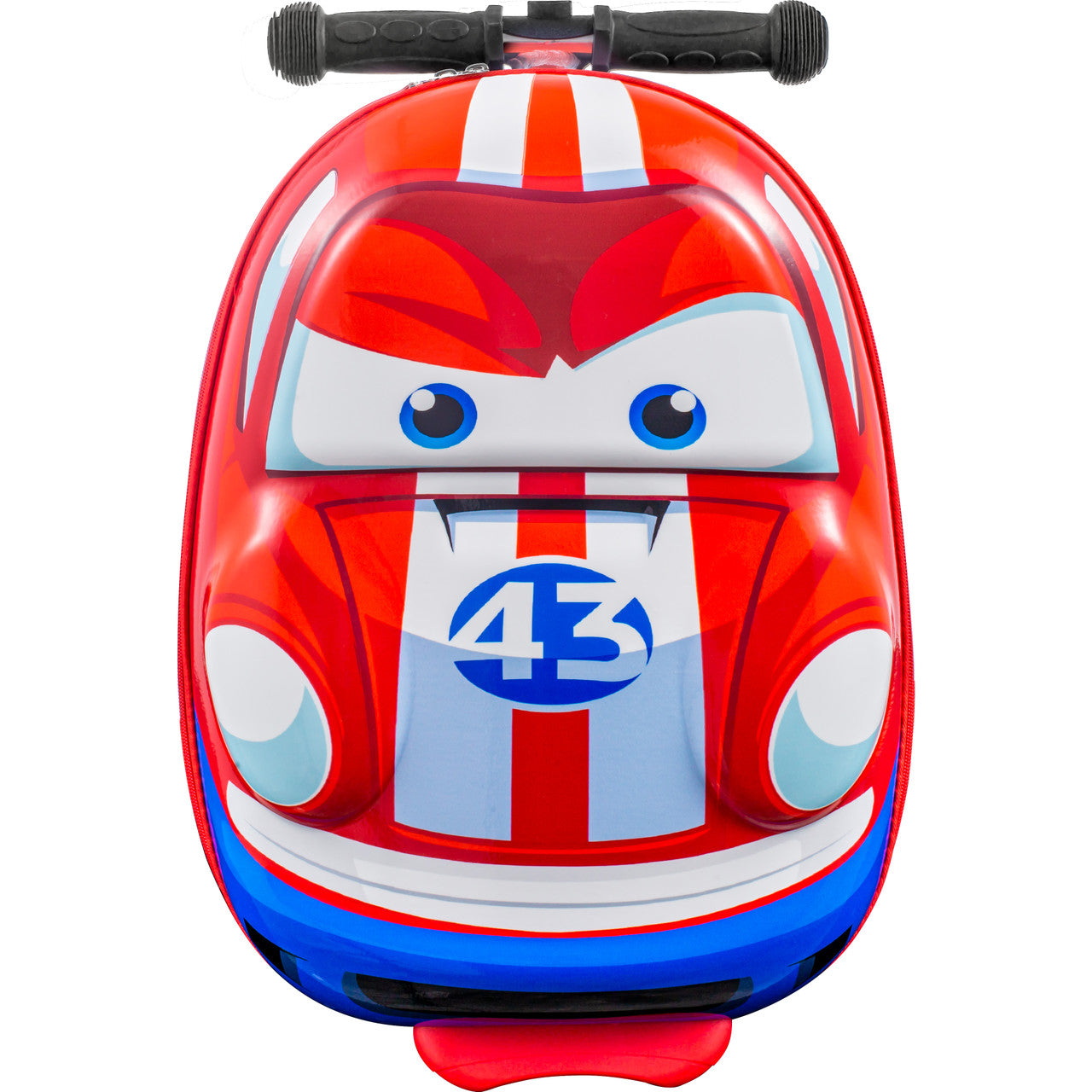 Kiddietotes Race Car Luggage Scooter