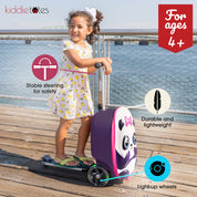 Kiddietotes Panda Luggage Scooter