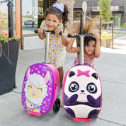 Kiddietotes Panda Luggage Scooter