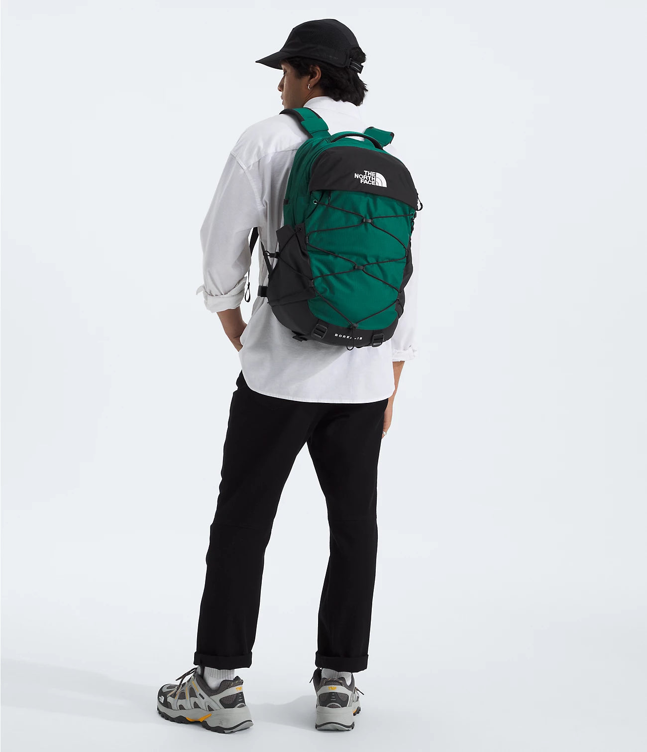 The North Face Borealis Backpack - Evergreen/TNF Black