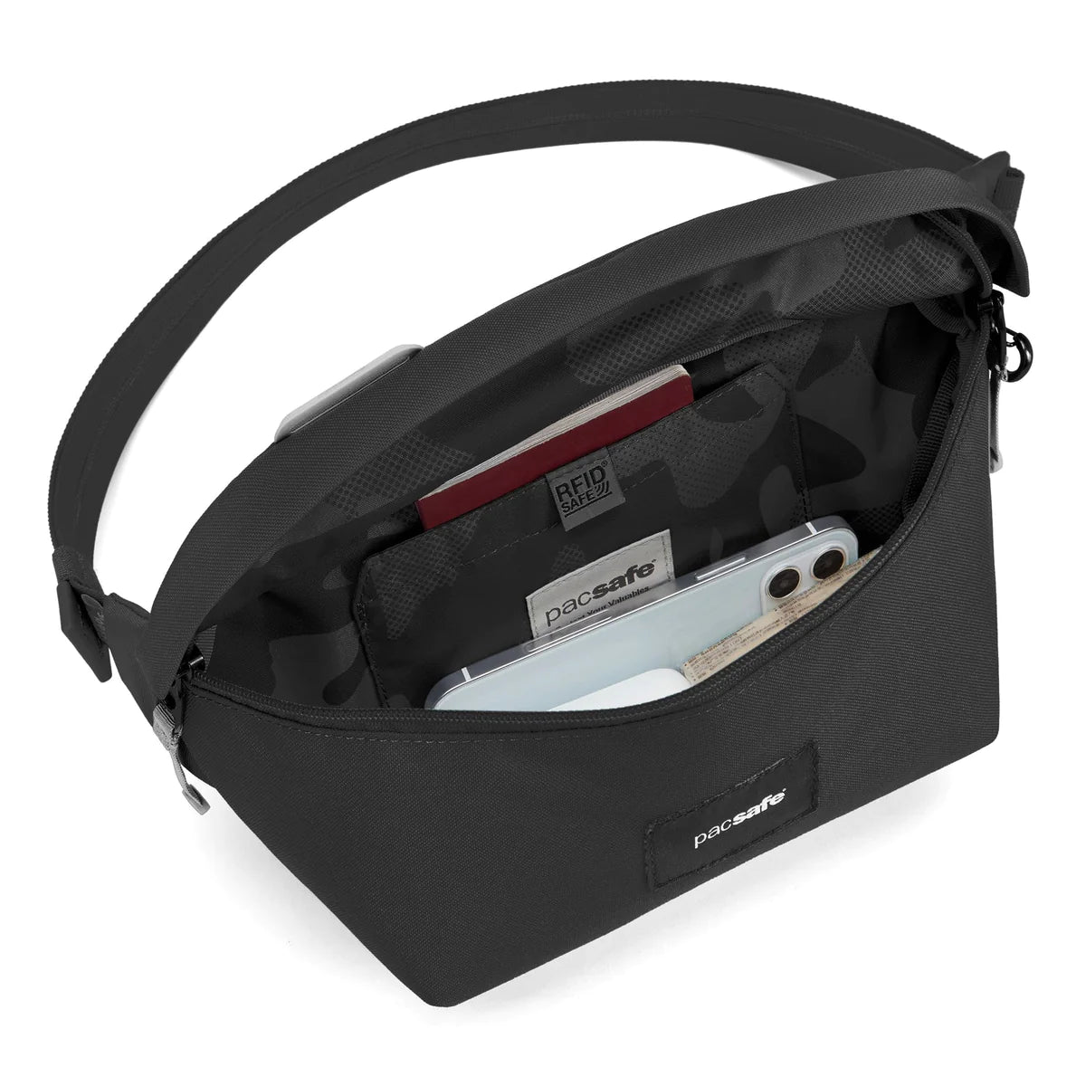 Pacsafe Go Anti-Theft Sling Pack - Jet Black