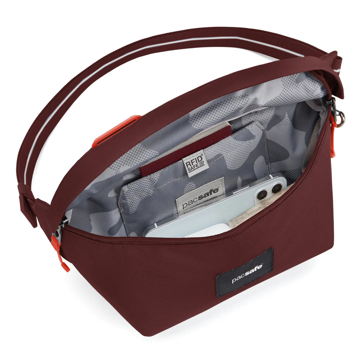 Pacsafe Go Anti-Theft Sling Pack - Garnet Red