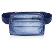 HI Love Puffer Fanny Pack Navy Shimmer