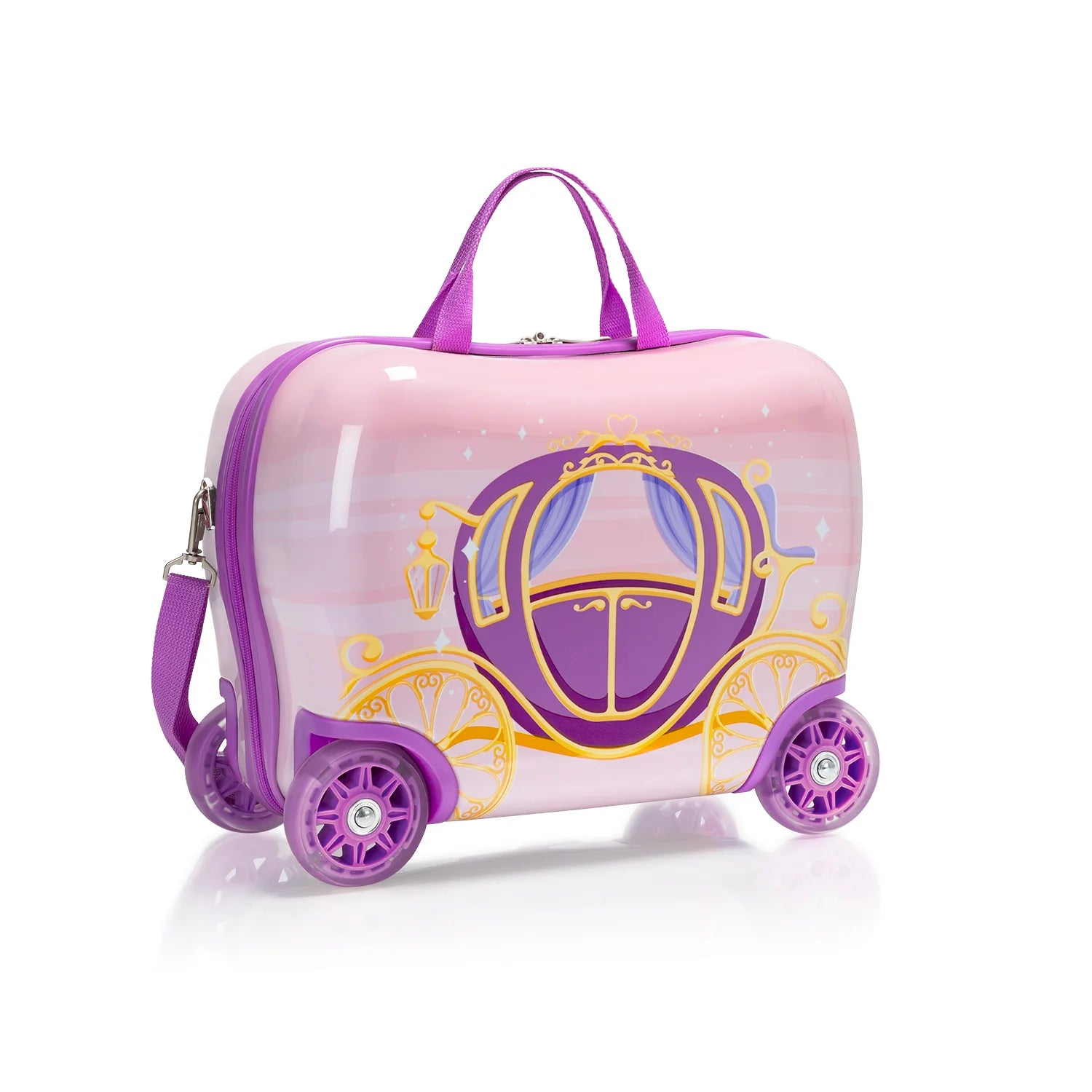 Heys America Royal Carriage Ride-on Luggage with Light-up Wheels