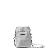 Baggallini Take 2 RFID Bryant Pouch - Silver Shimmer