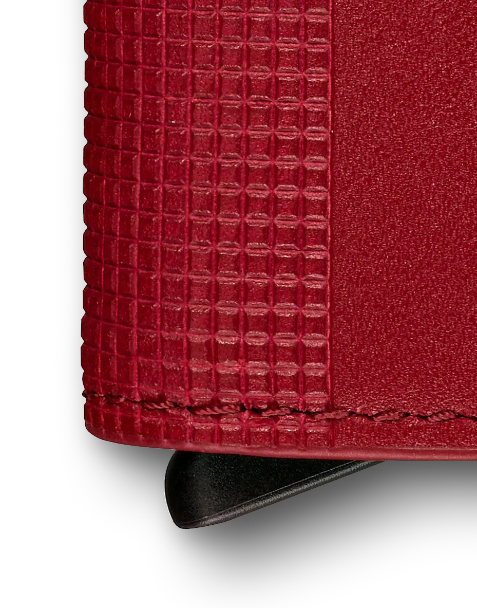 Victorinox Altius Secrid Leather Card Wallet - Red