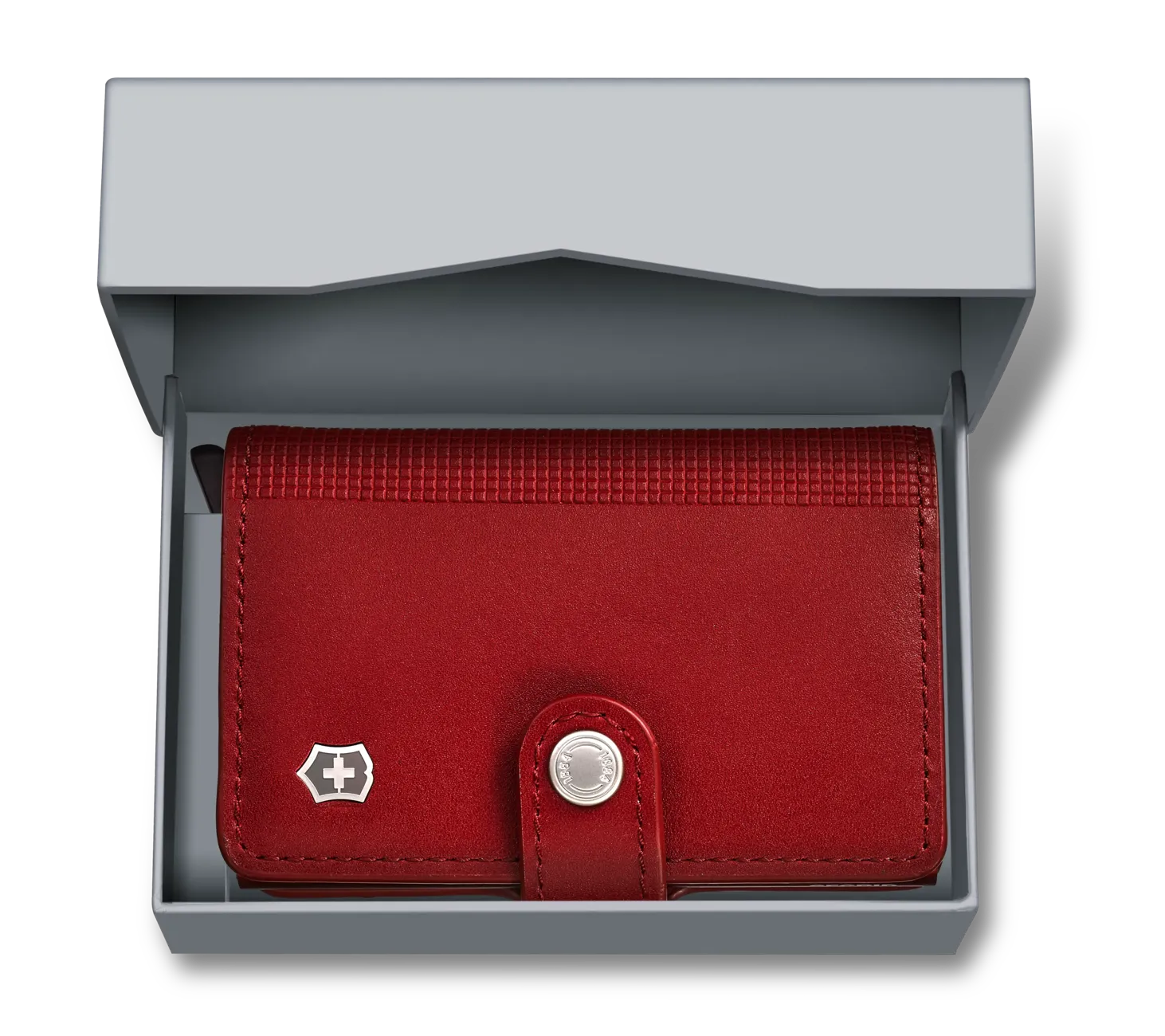 Victorinox Altius Secrid Leather Card Wallet - Red