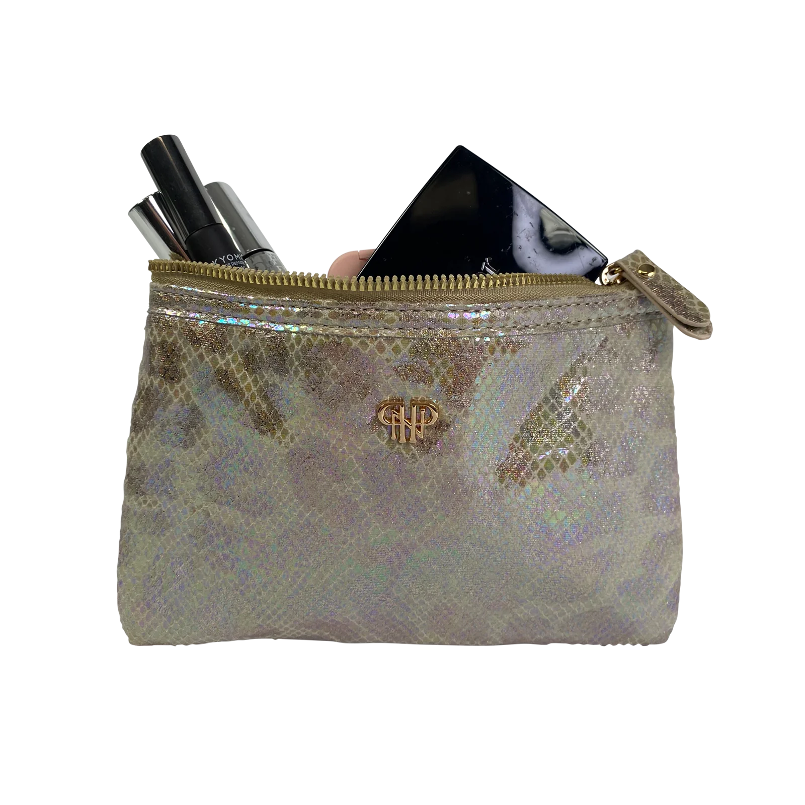 PurseN Classic Hanging Toiletry Case - Glimmer Leopard