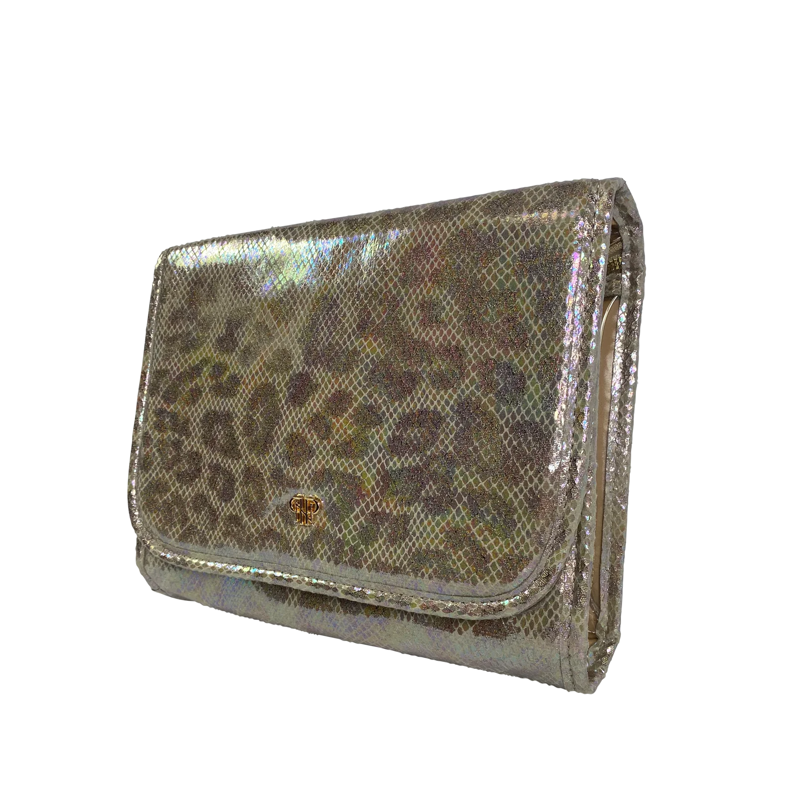 PurseN Classic Hanging Toiletry Case - Glimmer Leopard