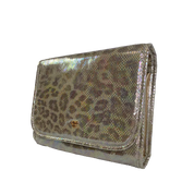 PurseN Classic Hanging Toiletry Case - Glimmer Leopard