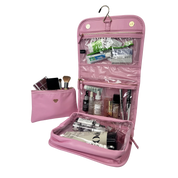 PurseN Classic Hanging Toiletry Case - Rose Quartz