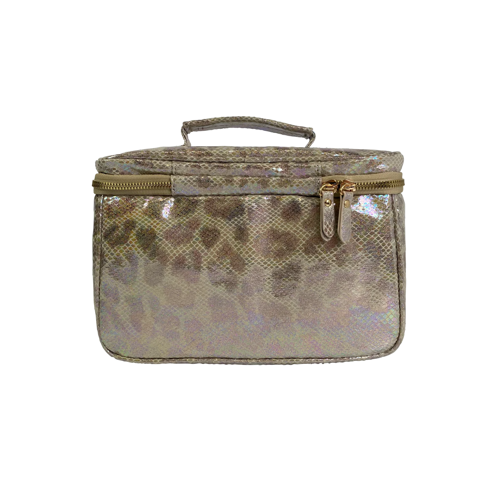 PurseN Getaway Classic Train Case - Leopard Glimmer