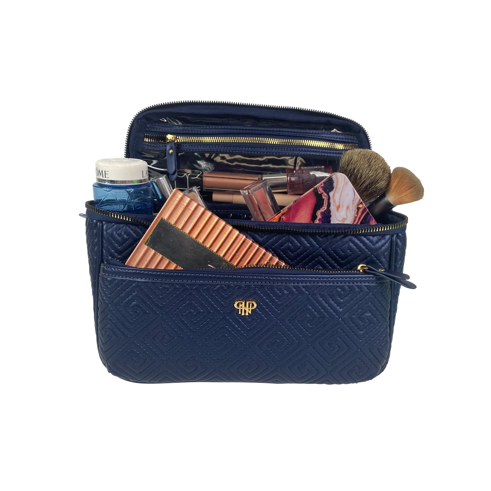 PurseN Classic Train Case - Greek Navy