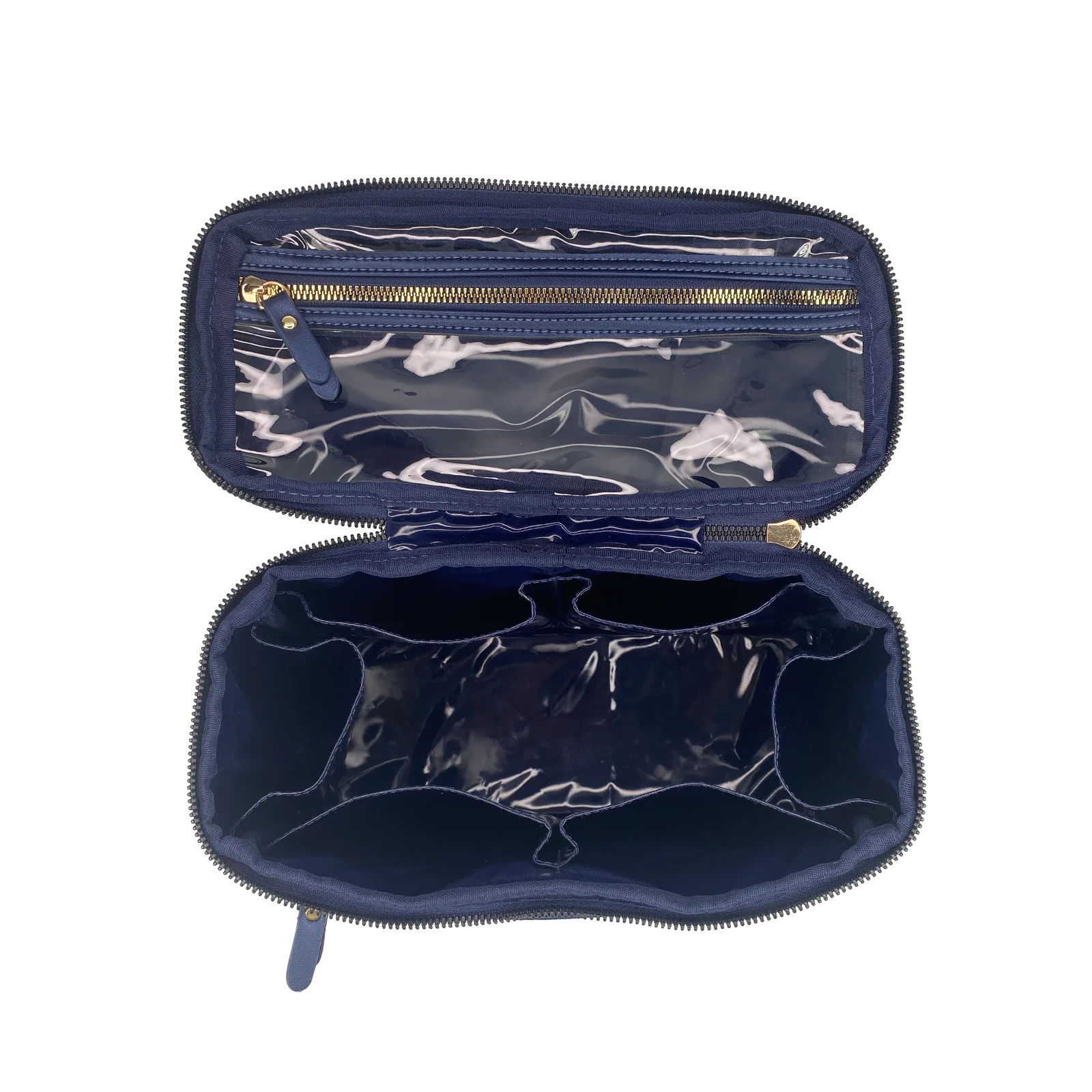 PurseN Classic Train Case - Greek Navy