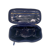 PurseN Classic Train Case - Greek Navy