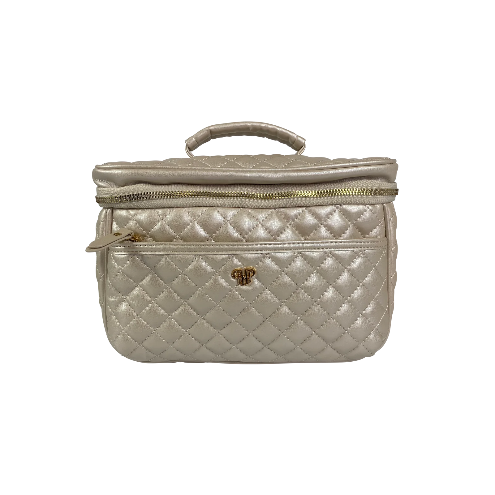 PurseN Getaway Classic Train Case - Pearl Quilted