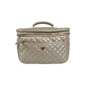 PurseN Getaway Classic Train Case - Pearl Quilted