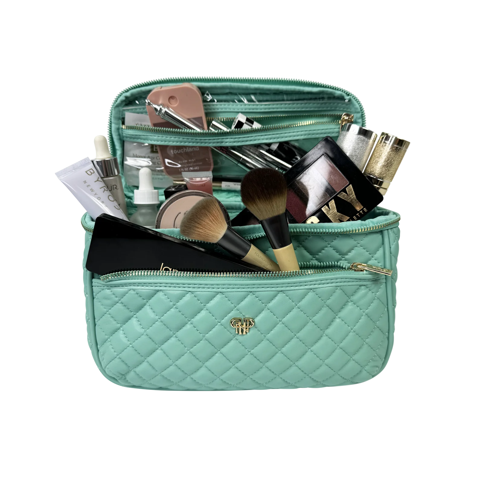 PurseN Classic Train Case - Turquoise Quartz